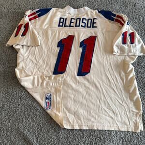 Vintage 1998 Starter Drew Bledsoe NFL New England Patriots Jersey Sz 52/XL RARE